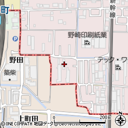 京都府京都市南区久世殿城町282周辺の地図