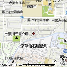 京都府京都市伏見区深草池ノ内町5-29周辺の地図