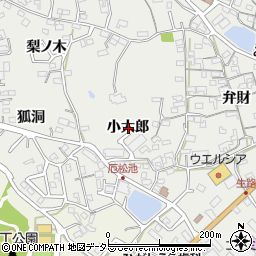 愛知県知多郡東浦町生路小太郎周辺の地図