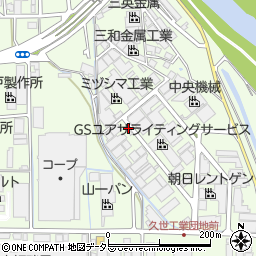 京都府京都市南区久世築山町周辺の地図