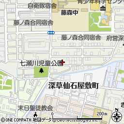 京都府京都市伏見区深草池ノ内町5-19周辺の地図