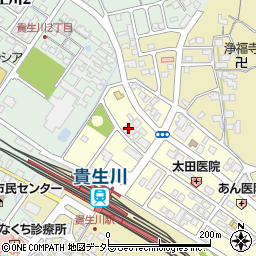 滋賀県甲賀市水口町虫生野中央25周辺の地図