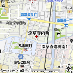 京都府京都市伏見区深草寺内町862-7周辺の地図