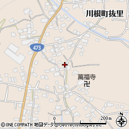 静岡県島田市川根町抜里541-3周辺の地図