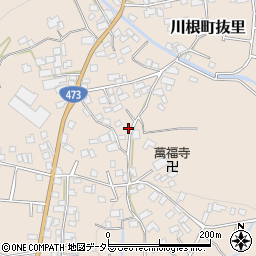 静岡県島田市川根町抜里541周辺の地図