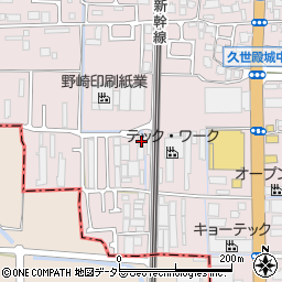 京都府京都市南区久世殿城町295周辺の地図