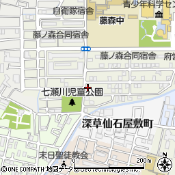 京都府京都市伏見区深草池ノ内町5-27周辺の地図