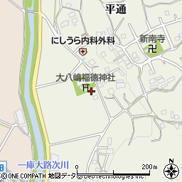 大阪府豊能郡能勢町平通50周辺の地図
