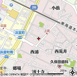 愛知県安城市上条町熊野林43周辺の地図