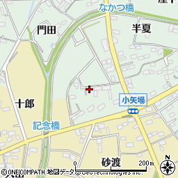愛知県安城市箕輪町東山14周辺の地図