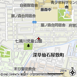 京都府京都市伏見区深草池ノ内町5-9周辺の地図