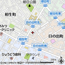 中日新聞安祥公園前専売所周辺の地図