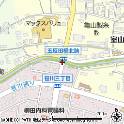 五反田橋周辺の地図