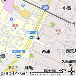 愛知県安城市上条町熊野林31周辺の地図