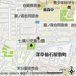 京都府京都市伏見区深草池ノ内町5-11周辺の地図