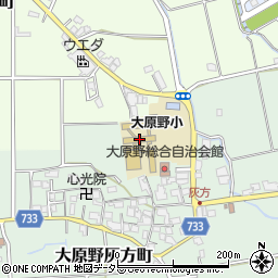 京都市立大原野小学校周辺の地図