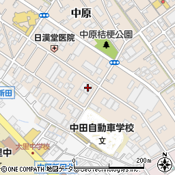 プロン静岡営業所周辺の地図