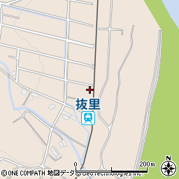 静岡県島田市川根町抜里2268周辺の地図