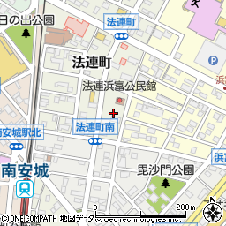 愛知県安城市法連町19周辺の地図