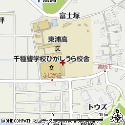 愛知県知多郡東浦町生路池上周辺の地図