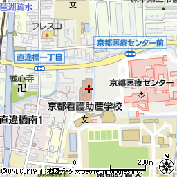 京都市役所保健福祉局　医療衛生推進室医療衛生センター深草医療衛生コーナー周辺の地図