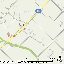 兵庫県三田市東本庄708周辺の地図