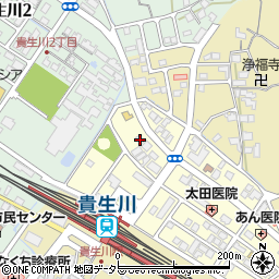 滋賀県甲賀市水口町虫生野中央18周辺の地図