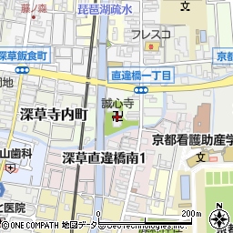 誠心寺周辺の地図