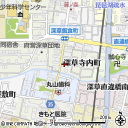 京都府京都市伏見区深草寺内町841-1周辺の地図