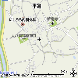 大阪府豊能郡能勢町平通110周辺の地図