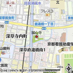 誠心寺周辺の地図