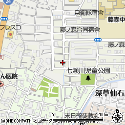 京都府京都市伏見区深草池ノ内町2-21周辺の地図