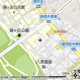 ファミリーマート静岡緑が丘店周辺の地図