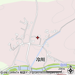 静岡県伊豆市冷川625周辺の地図