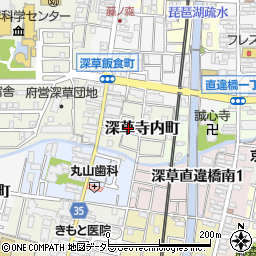 京都府京都市伏見区深草寺内町861-6周辺の地図