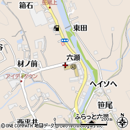 兵庫県川辺郡猪名川町笹尾加門田周辺の地図