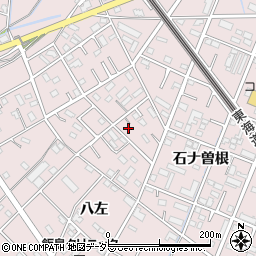 愛知県安城市横山町八左36周辺の地図