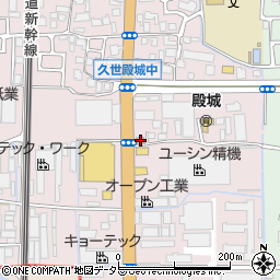 京都府京都市南区久世殿城町541周辺の地図