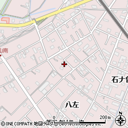 愛知県安城市横山町八左89-10周辺の地図