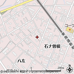 愛知県安城市横山町八左37周辺の地図