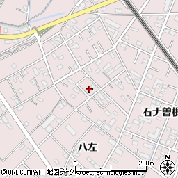 愛知県安城市横山町八左89-9周辺の地図