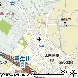 滋賀県甲賀市水口町虫生野中央14周辺の地図