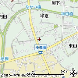 愛知県安城市箕輪町東山48周辺の地図