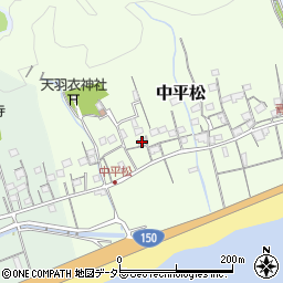 静岡県静岡市駿河区中平松158周辺の地図