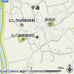 大阪府豊能郡能勢町平通109周辺の地図