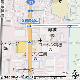 京都府京都市南区久世殿城町540周辺の地図