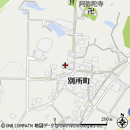 兵庫県加西市別所町424周辺の地図