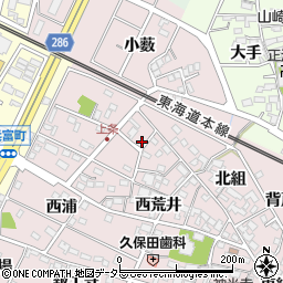 愛知県安城市上条町熊野林65周辺の地図