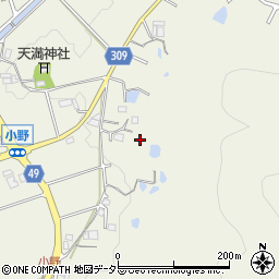 兵庫県三田市小野640周辺の地図