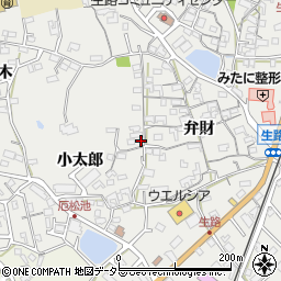 愛知県知多郡東浦町生路小太郎86周辺の地図
